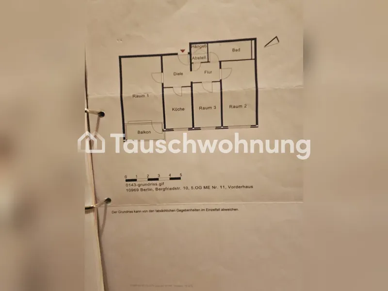 Tauschwohnung: Tausche gegen 4 Zimmer Wohnung — photo 1